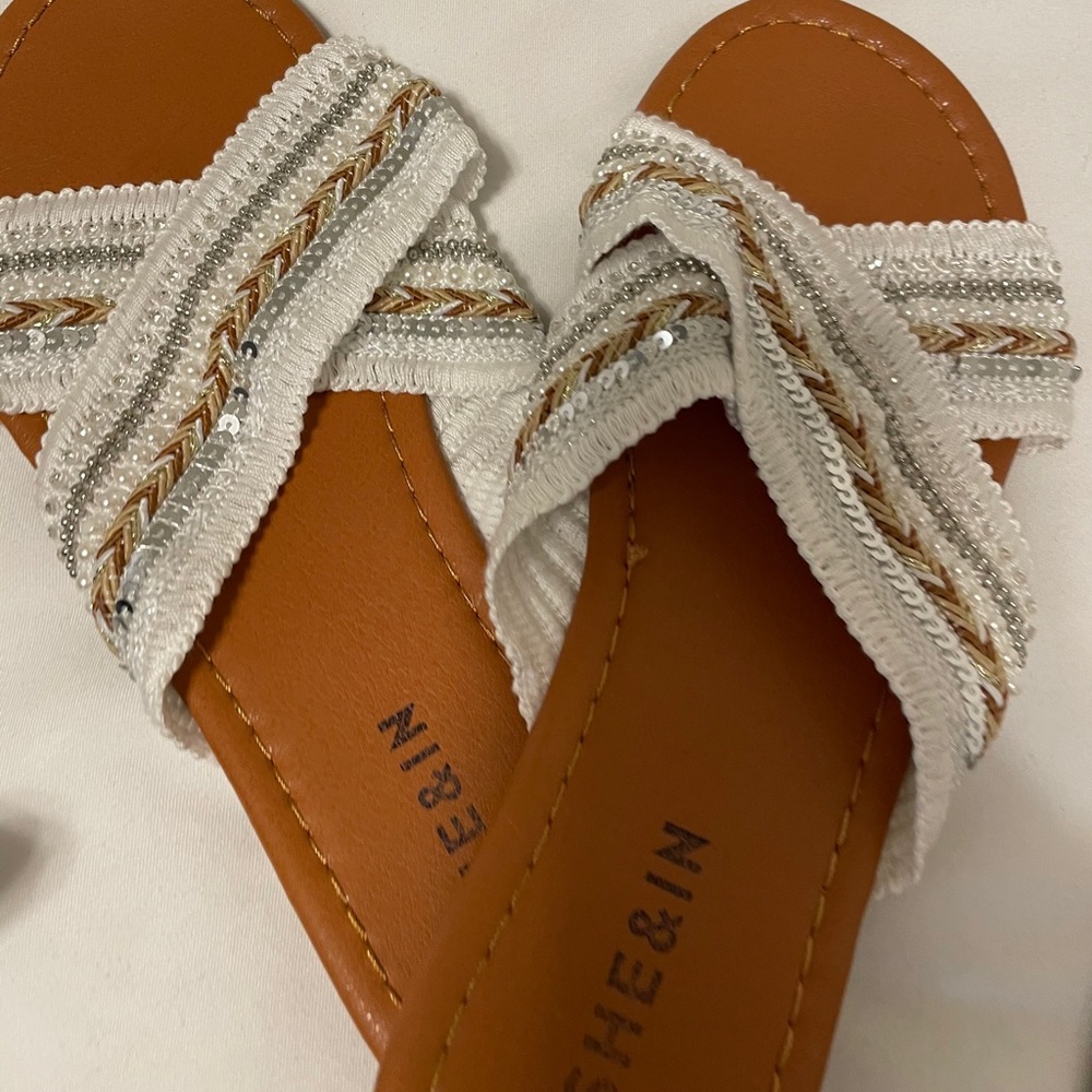 SHEIN embellished sandals
